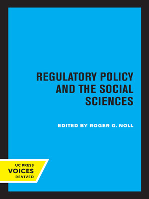 cover image of Regulatory Policy and the Social Sciences